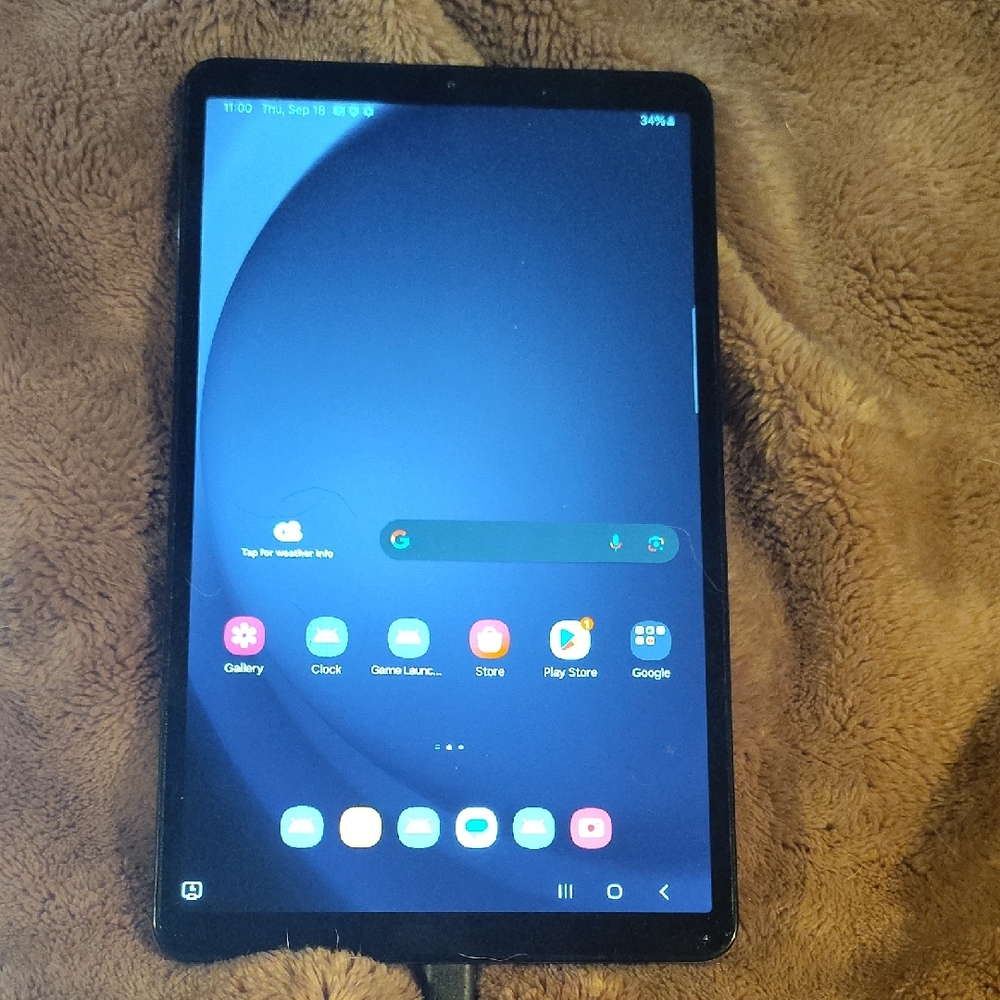 Samsung Tablet with Black Bezel